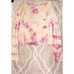 VS Pink Tie Dye Top